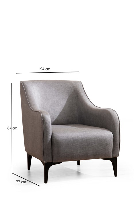 Atelier Del Sofa Belissimo - Sillón de orejas Gris Atelier Del Sofa Belissimo - Sillón de orejas Gris
